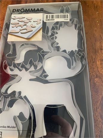 IKEA DRÖMMAR 6-Piece Animal Shaped Cookie Cutter Set, Pampered Chef Jar Opener