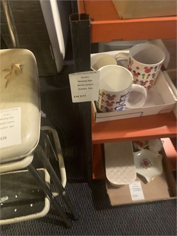 Orange Metal Shelving Unit (SHELF ONLY)