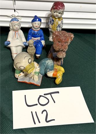 Antique Japan Figurine Lot