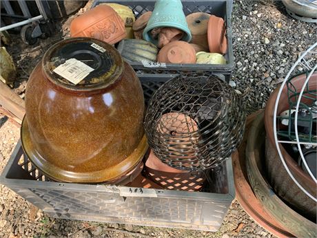 Ceramic Flower Pot/Basket Lot