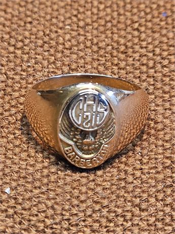 10K Rare 1921 "CHS" Barberton Central High School Class Ring