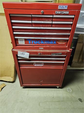 Craftsman 2 Part Tool Chest Red