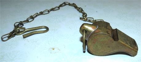 US Army Regulation Brass Whistle