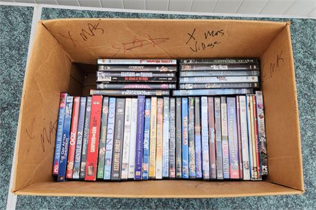 Box Of Assorted DVD's