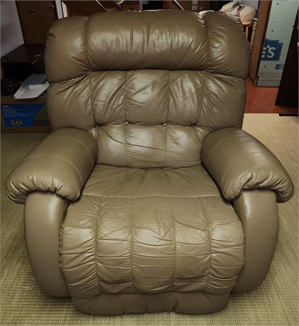Faux Leather Recliner