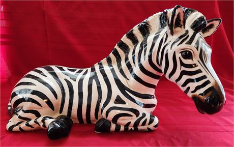 Large Zebra Figurine
