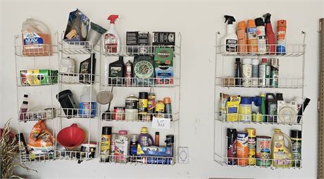 Wall Cleanout- Mixed Chemicals, Cleaners & More