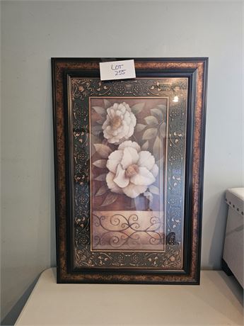 Dogwood Copper Color Frame Art Print