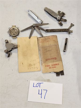 Starrett 472 Screw Pitch Gauge, Feeler Gauges, Spark Plug Gapper & More