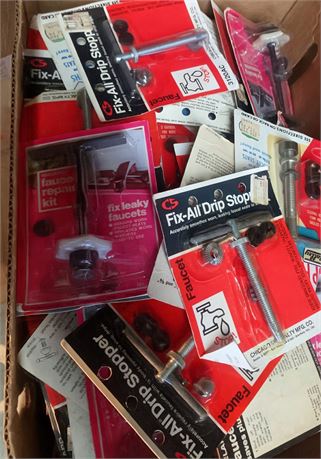 OMalley Valve Company Fix-All Drip Stopper Faucet Repair Kits Lot