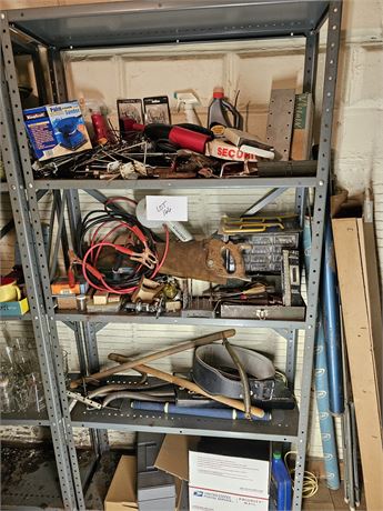 Mixed Tool & Utility Lot:Tools/Saws/Fasteners/Key Blanks & Much More