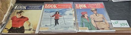 Vintage Look Magazine Lot - 1940's Era