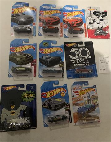 Hot Wheels Die Cast Car Collection Steamboat Willie Disney, Batman Batmobiles