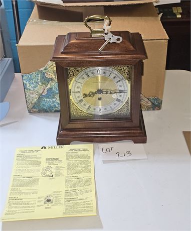 NIB Howard Miller Mantle Clock