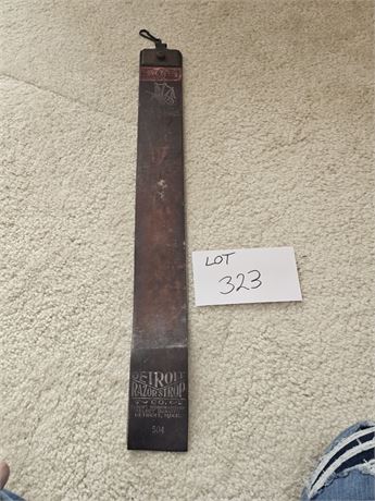 44/20 Old Mac Scotch Shell Leather Razor Strap