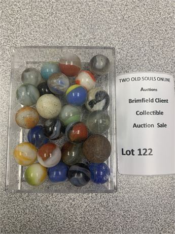 Vintage Glass Marbles Lot