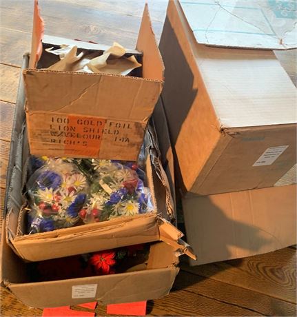 Artificial Wildflower Bouquets & Ground Poinsettia Flower Arrangements & More