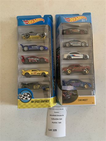 Hot Wheels 5-Packs-  HW Speed Graphics & Car Meet  HW Speed Series