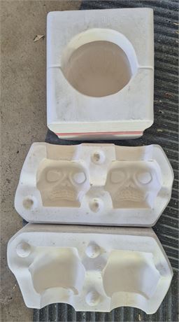 Frankenstein & Skull Candle Molds