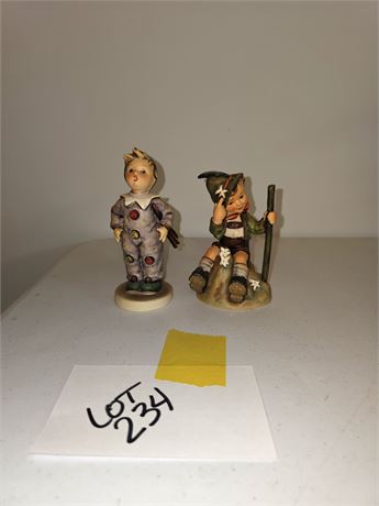 Hummel Goebel Carnival Figurine 1957 & 1970's Mountaineer Figurine