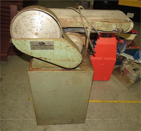 6" x 9" Belt & Disc Sander