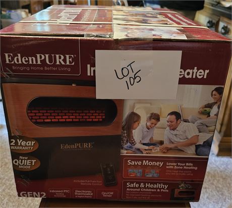 EdenPure Infrared Zone Heater In Box