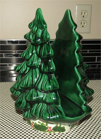 Ceramic Christmas Tree Napkin Holder
