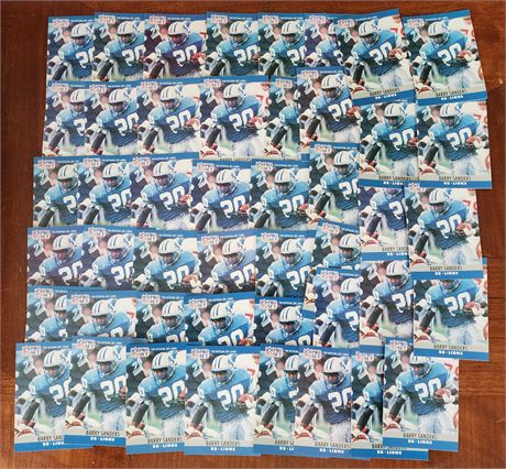 NFL Pro Set Barry Sanders 1990 Card #102