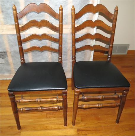 2 Folding Dining Room Style Chairs