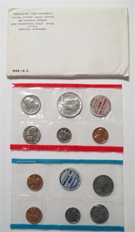 1968 Uncirculated Coin Set