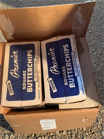Premier All Purpose BA10 Square Cardboard Butter Chip Separator Lot
