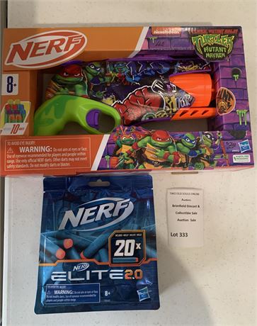 Hasbro Nerf Teenage Mutant Ninja Turtles Mutant Mayhem Blaster (Item F9972)