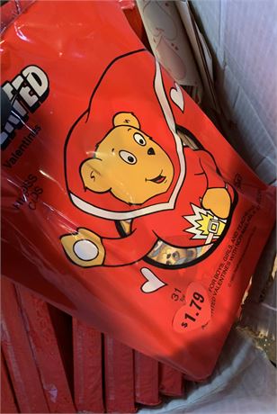 Vintage SuperTed & Berenstain Bears Kids Valentines From 1985