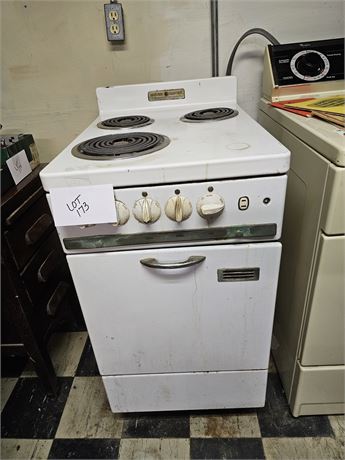 Vintage GE Apartment Size Electric Stove