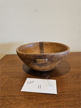 Wood Treenware Decorative Batter Bowl