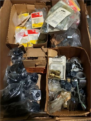 Wesco Easy-Drive Jay Hooks, Price Pfister Index Buttons, Sterling Stem Assembly