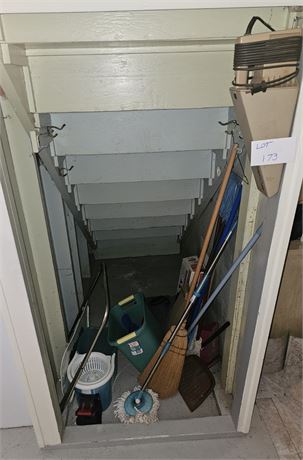 Cleaning Supplies- Brooms, Mops & More