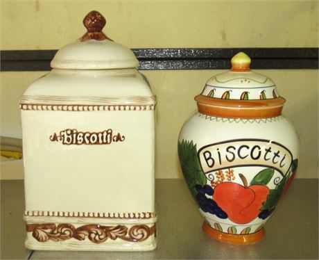 Biscotti Cookie Jars