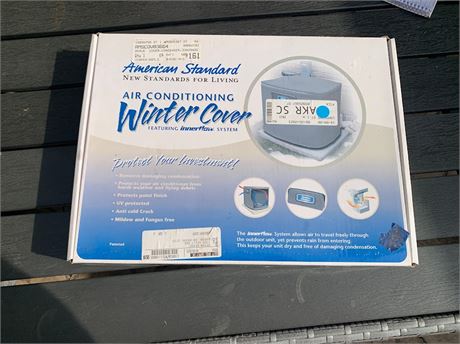 American Standard Air Conditioning Unit Winter Cover Featuring Innerflow System