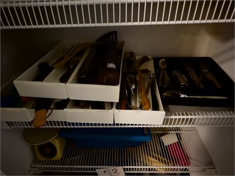 Large Lot of Utensils