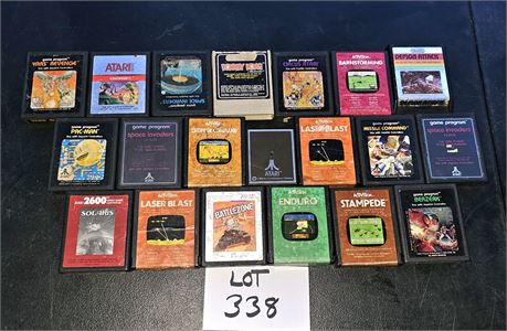 Vintage Atari 2600 Video Games