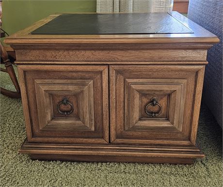 Solid Wood Square Side Table