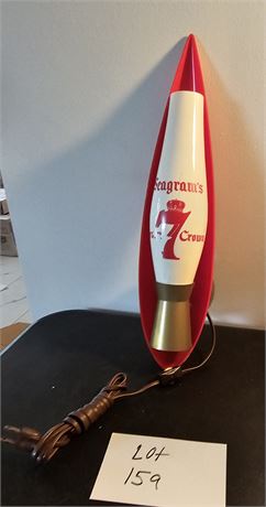 Red Seagrams Wall Light