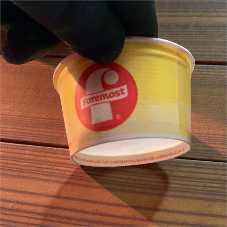 Foremost Dairies Disposable 5 Ounce Ice Cream Cup Lot