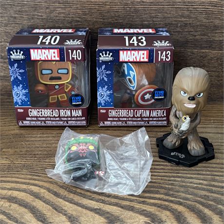 Mixed Funko Lot - Marvel and Star Wars