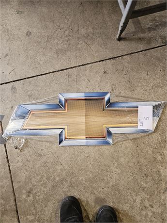 Photo Steel GM Chevy Sign