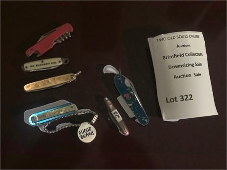 Mini Knife Lot of 6 By Imperial, Osborne Co USA, Latina, ProoRlust