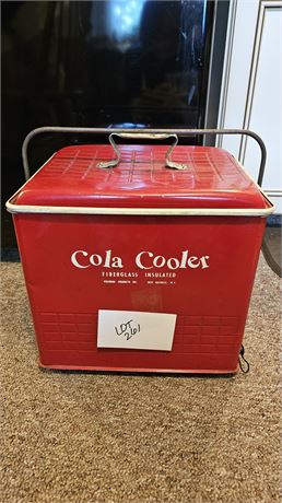 Vintage Cola Cooler Poloron Company