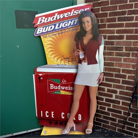 Life-Size Carmen Electra Bud Light/Budweiser Advertising Cutout