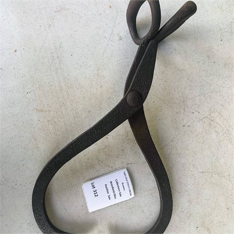 Primitive Antique Steel Ice Block Tongs